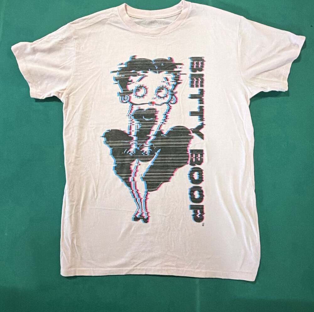 Betty Boop Glitch Graphic Tee